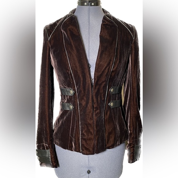 ALICE + OLIVIA Velvet blazer Size Small - Picture 1 of 4